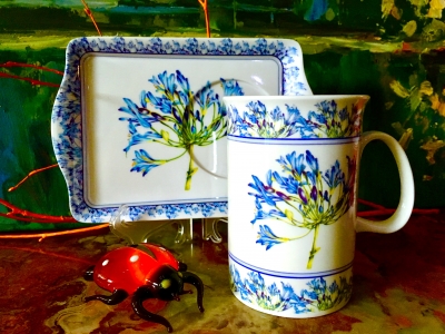 Set: Becher + Tablett Ashdene