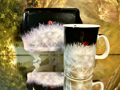 Set: Becher + Tablett Ashdene