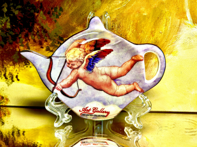 Teebeutelablage Porzellan