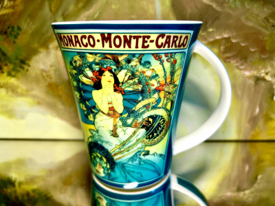 Alfons Mucha Churchill China Tasse