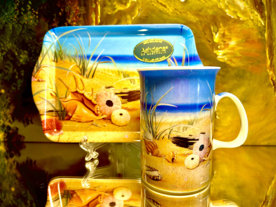 Set: Becher + Tablett Ashdene