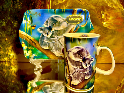 Set: Becher + Tablett Ashdene