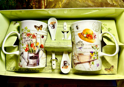 Set: 2 Becher + 2 Lffel