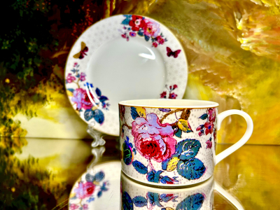 Gedeck 2tlg.: Tasse + Untertasse