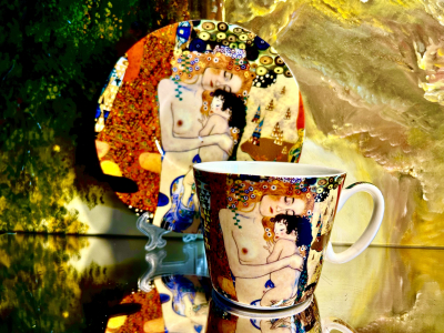 Gedeck 2tlg.: Tasse + Untertasse Gustav Klimt