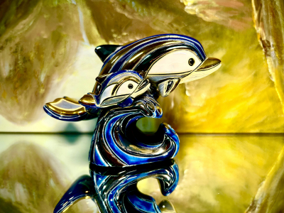 Rinconada Delfin mit Delfin-Baby