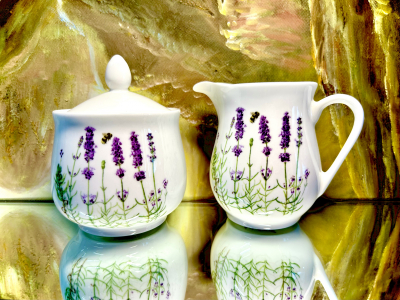 Ashdene Set: Milchk�nnchen + Zuckertopf