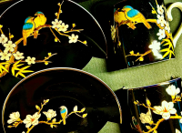 Set: 2 Tassen + 2 Untertassen