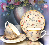 Set: 2 Tassen + 2 Untertassen