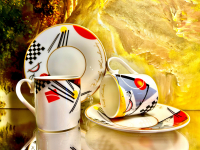 Set: 2 Espressotassen + 2 Untertassen Wassily Kandinsky