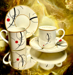 Set: 2 Espressotassen + 2 Untertassen Vassily Kandinsky