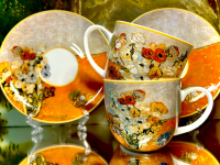 Set: 2 Tassen + 2 Untertassen