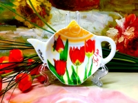 Teebeutelablage Porzellan