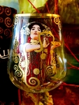 Weinglas Gustav Klimt Medicine