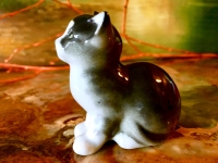 Lomonosov Porzellan Katze