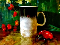 Set: Becher + Tablett Ashdene