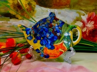 Teebeutelablage Porzellan Van Gogh