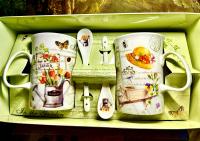 Set: 2 Becher + 2 L�ffel