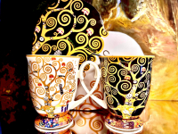 Set: 2 Tassen Gustav Klimt