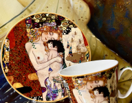 Gedeck 2tlg.: Tasse + Untertasse Gustav Klimt