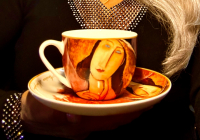 Set: 2 Tassen + 2 Untertassen