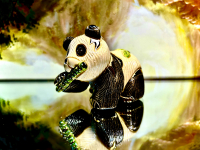 Rinconada kleiner laufender Panda