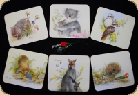 Ashdene of Australia Set: 6 Untersetzer