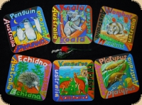 Ashdene of Australia Set: 6 Untersetzer