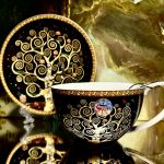 Gedeck 2tlg.: Teetasse + Untertasse Gustav Klimt