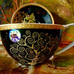 Gedeck 2tlg.: Teetasse + Untertasse Gustav Klimt