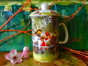 Carl Larsson Deckeltasse Ashdene