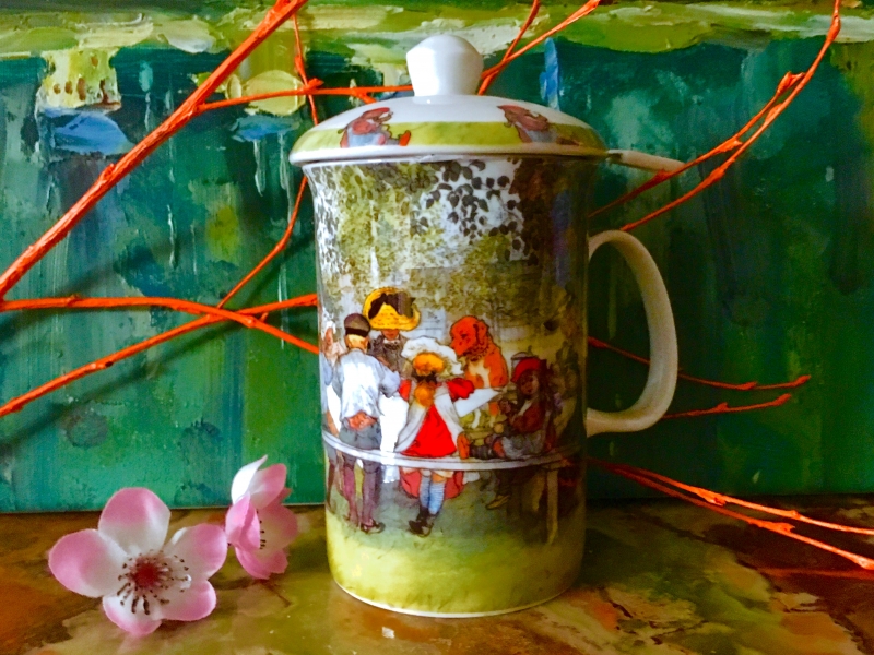 Carl Larsson Deckeltasse Ashdene