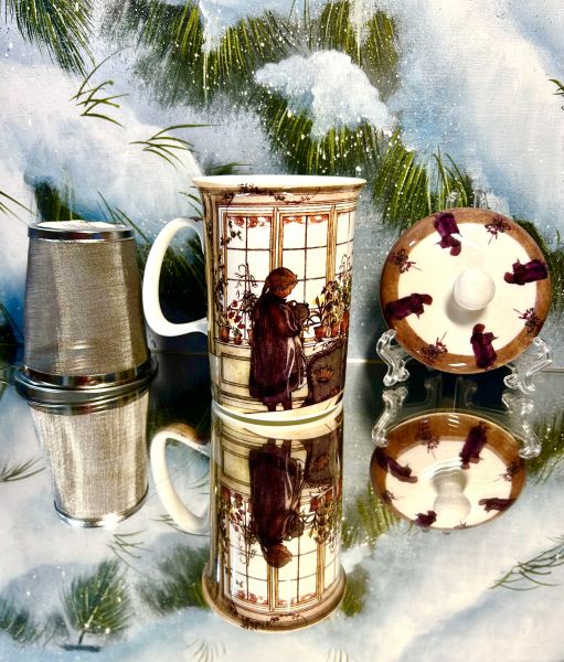 Carl Larsson Deckeltasse Ashdene