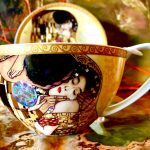 Gedeck 2 tlq.: Teetasse + Untertasse Gustav Klimt
