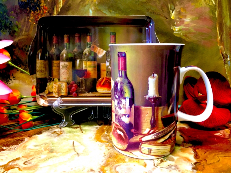 Set: Becher + Tablett Ashdene