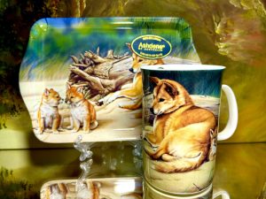 Set: Becher + Tablett Ashdene