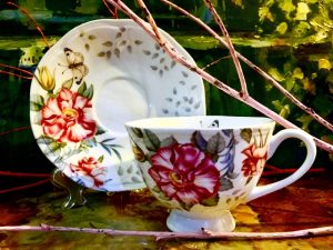 Gedeck 2 tlg. : Tasse + Untertasse