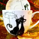 Gedeck 2 tlg. : Jumbotasse + Untertasse