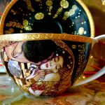 Gedeck 2tlg. : Teetasse + Untertasse Gustav Klimt