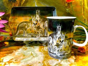 Set: Becher + Tablett Ashdene