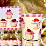 Set: Becher + Untersetzer