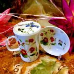 Set: Becher + Deckel + Teesieb + Schale Easy Life