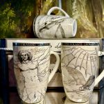 Set: 3 Tassen Leonardo da Vinci