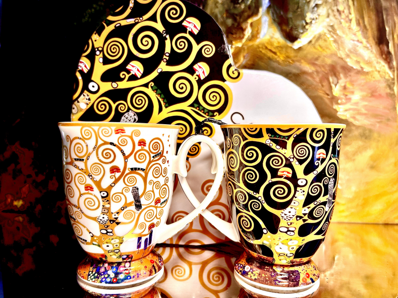 Set: 2 Tassen Gustav Klimt