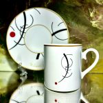 Gedeck 2tlg.: Tasse + Untertasse Wassily Kandinsky