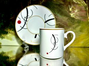 Gedeck 2tlg.: Tasse + Untertasse Wassily Kandinsky
