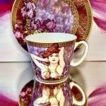 Gedeck 2tlg.: Tasse + Untertasse Alfons Mucha