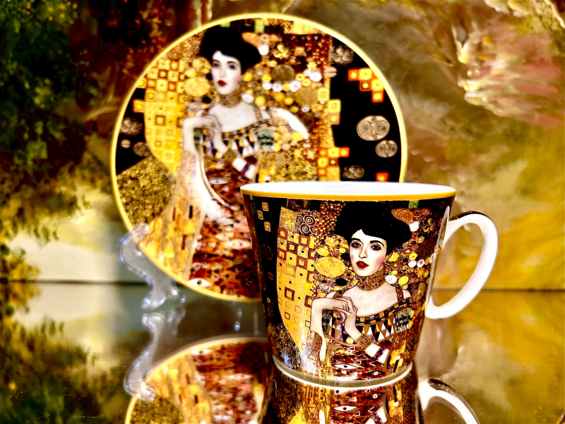 Gedeck 2tlg.: Tasse + Untertasse Gustav Klimt