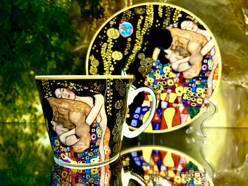 Gedeck 2tlg.: Tasse + Untertasse Gustav Klimt
