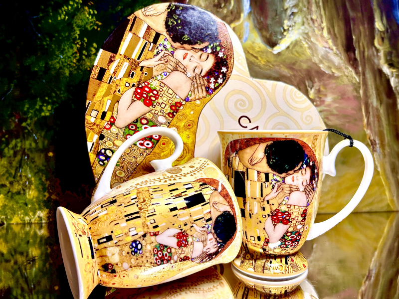 Set: 2 Tassen Gustav Klimt